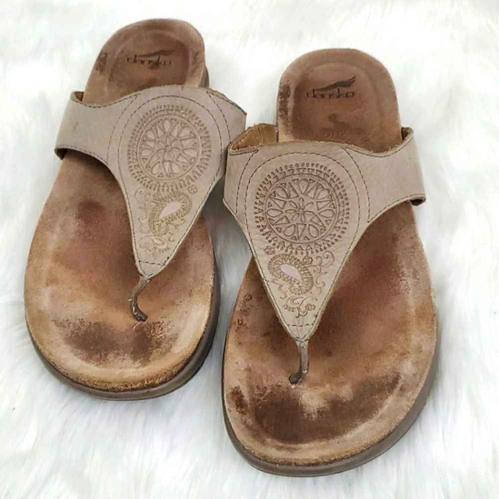 Dansko leather upper sandals women size 39